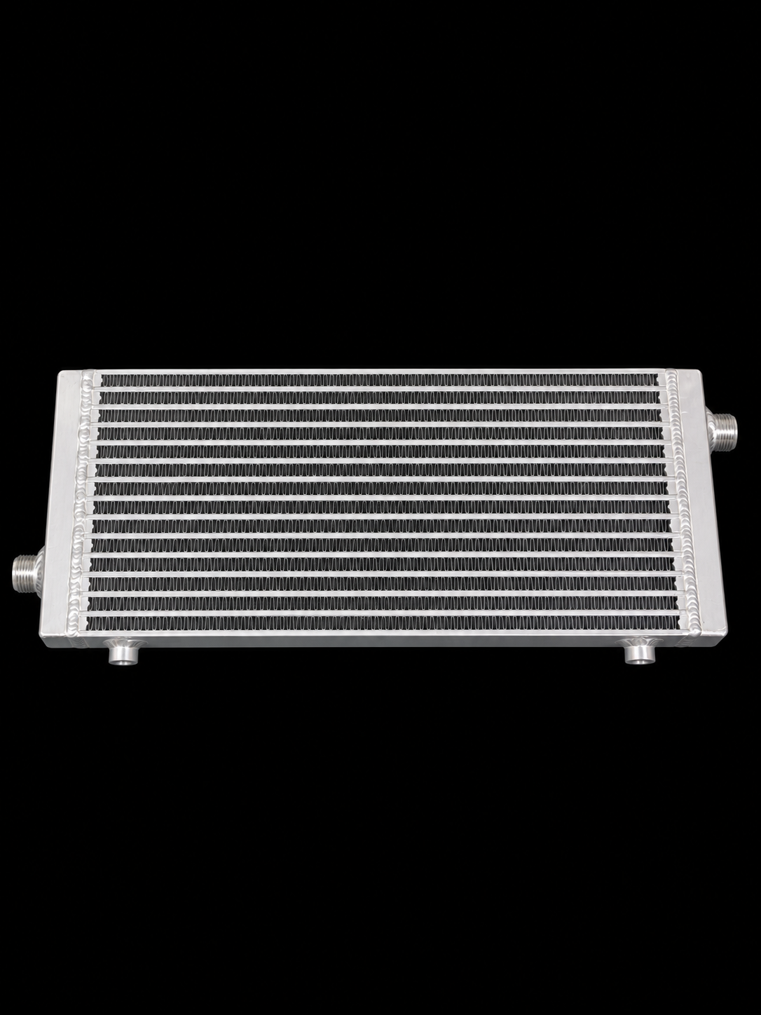 Thermostatic Engine Oil Cooler Kit for Ford Mustang GT 5.0L V8 / Universal Applications – Silver