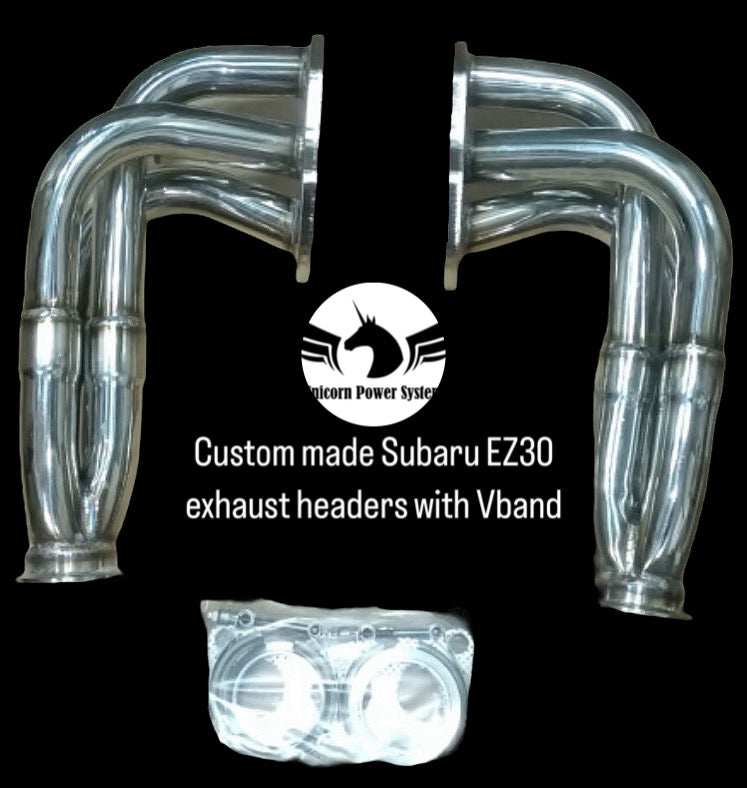 VBand Exhaust Headers for Subaru Legacy Outback Tribeca flat-6 DOHC H6 EZ30 3.0L
