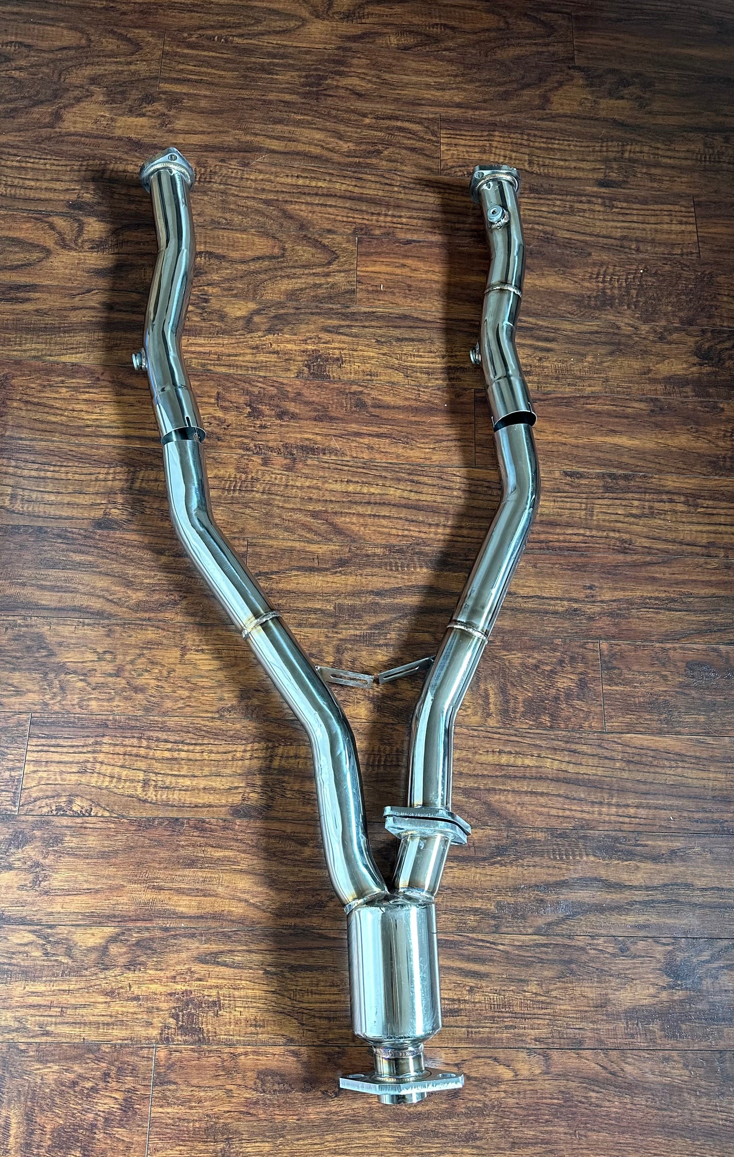 Catless Y Pipe for Subaru EZ30 EZ36 Headers 2005-2009 Outback Legacy Tribeca 3.0R 3.6R Stainless Steel