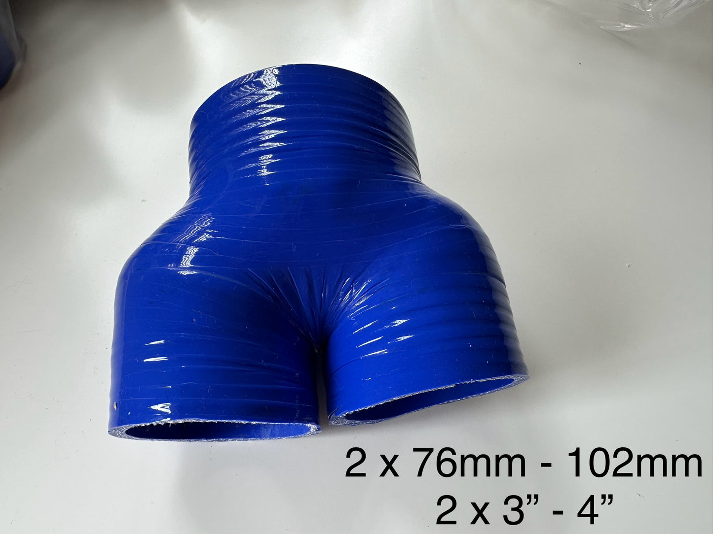 DIY Silicone 3-WAY hose Y pipe for turbo intercooler car