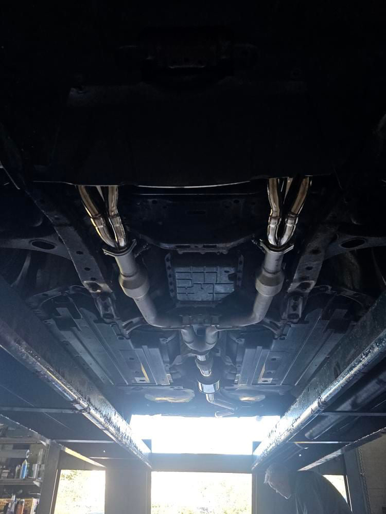 Twin Exhaust Headers for Subaru Legacy Outback Tribeca flat-6 DOHC H6 EZ30 3.0L 4th Gen 3.0R